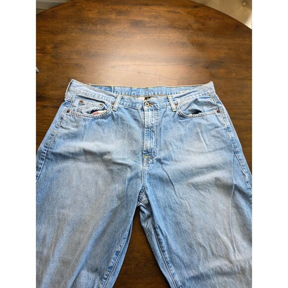 Lucky Brand Light Wash Denim Bootleg Jeans Size 38 Regular Length 100% Cotton Ma - Picture 15 of 16
